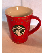 Starbucks 4.25 Inch Red Coffee Mug Mint - £11.72 GBP