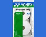 YONEX Dry Super Grap Tennis Badminton Grip Racket Tape 30pcs White NWT A... - $112.18