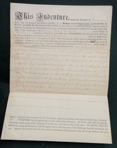 1840 antique DEED owen co in DANIEL ELLIT to GEO ELLIT - £98.51 GBP