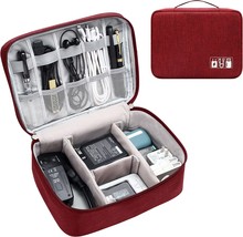 Youbdm Electronics Organizer Travel Cable Organizer Bag Waterproof Portable - £28.30 GBP