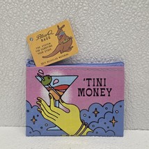Blue Q Bag &#39;Tini Martini Money Change Purse Coin Wallet - New! - $232.50 MXN