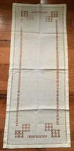 Vintage Pulled thread table runner #16 - £11.00 GBP