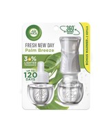Air Wick Fresh New Day Warmer &amp; 2 Scented Refills, Palm Breeze Scent - £8.52 GBP