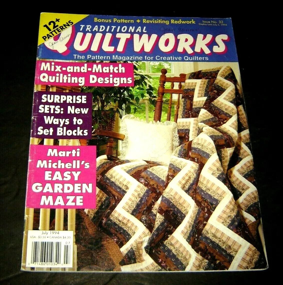 Traditional Quiltworks, July 1994 - €4,28 EUR
