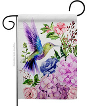 Purple Hummingbird - Impressions Decorative Garden Flag G155063-BO - £15.96 GBP