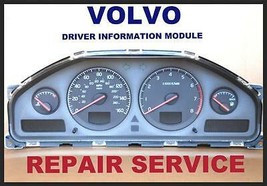 REPAIR SERVICE for VOLVO C30 C70 CROSSCOUNTRY V40 V70 INSTRUMENT CLUSTER... - £116.16 GBP