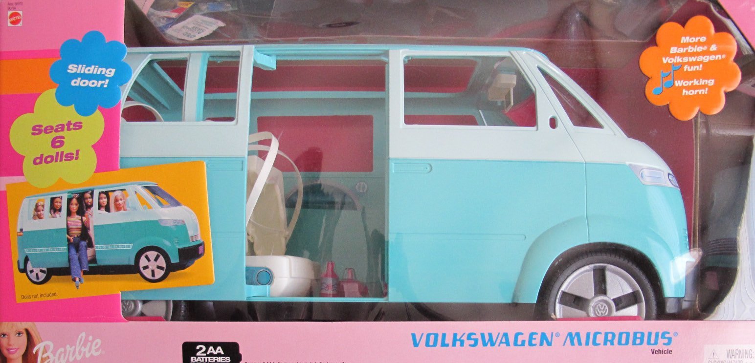 ミニカー Barbie Volkswagen Microbus Amazon.com: Barbie Volkswagen MICROBUS Vehicle VW Bus Van (Purple