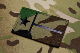 Texas State Flag Infrared Uniform Call Sign Patch Woodland IR Lone Star ... - £18.04 GBP