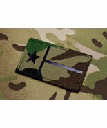 Texas State Flag Infrared Uniform Call Sign Patch Woodland IR Lone Star ... - $32.00 CAD