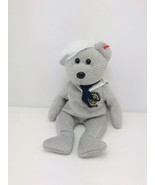 Ty Beanie Baby RONNIE - The USS Ronald Reagan Bear 2003 White Plush Stuf... - $12.99 CAD