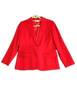 Vtg Pendleton Womens Red 100% Virgin Wool Suit Jacket Blazer Lined Size ... - $33.55 CAD