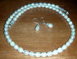 Genuine Natural Fresh Water Pearls Beads Necklace SOLD - £63.38 GBP
