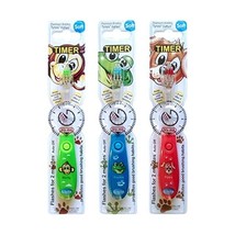 Children&#39;s Toothbrush with Flashing Timer - Pack of 3 for Boys - Club Cu... - £10.29 GBP