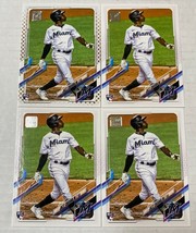 Jazz Chisholm 2021 Topps Lot of 4 RC Miami Marlins Rookie Card Gold Stars 79C - £3.93 GBP