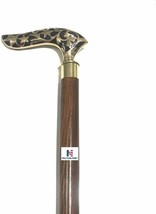 Designer Handmade Victorian Men Women Walking Cane-Brass-Walking Stick-W... - €70,67 EUR