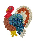 Turkey Thanksgiving Day Popcorn Art Decoration - £19.37 GBP