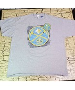 Denver Nuggets NBA Basketball Grey Mens T-Shirt 2XL XXL Unisex Shirt gray  - $460.37 MXN
