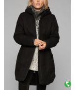 Athleta Cascades Parka Coat Warm Down Waterproof Long Hooded Black $348,... - €127,50 EUR