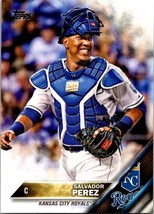 2016 Topps Salvador Perez #50 Kansas City Royals Baseball Card - $1.77