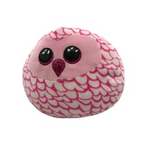 TY SQUISH-A-BOOS Pillow Plush Pinky Owl 8&quot; Lovey Soft Squish 2021 - £9.52 GBP