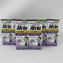 6 x Childrens Afrin Nasal Spray Age 6+ No Drip Extra Moisturizing Cold Exp 04/25 - £22.00 GBP