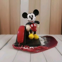 Vintage Walt Disney Mickey Mouse AT&amp;T Telephone Push Button Phone Novelty - £21.07 GBP