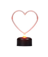 NEW Tabletop Valentine LED Heart Light Ornament 3.7 in. battery operated... - £4.75 GBP