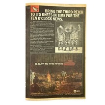 Onslaught Board Game 1987 Print Ad Wall Art TSR 6.5”x10” WW2 D-Day Rhine War - £11.79 GBP