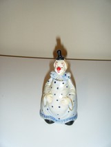 Vintage Price Product Ceramic Clown Figurine, Blue Polka Dot Bell #23 - £12.42 GBP