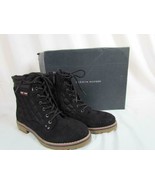 NIB Tommy Hilfiger Black Quilted Combat Style Boot W/ Tommy Logo Size 9 M - £60.60 GBP