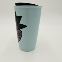 Starbucks Tumbler Love Valentine Stitch Tattoo Cup 12oz Ceramic Blue coffee mug - £46.83 GBP