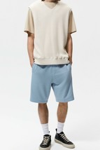 ZARA Basic JOGGING Men Shorts Blue MSRP:$35.90 Size &quot;Large&quot; - £14.94 GBP