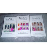 Buy 3 Press on Nail packages - Get $5 off - 72pcs - Brand New - $25.00