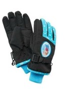 Girls Gloves Winter Disney Frozen Elsa Thermolite Black Blue Snow Ski-si... - £10.12 GBP
