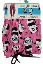 Briefly Stated ladies Sleep Jogger Pants Panda Bear Panda Life NWT Size XL 16-18 - $9.79