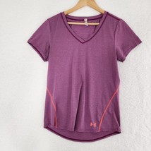 Under Armor Purple Women&#39;s Athletic Shirt Iso Chill Medium - £8.54 GBP