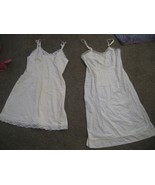Vintage 60&#39;s 70&#39;s Sears Pennys Gaymode Blanc Nylon Nuisette À Lacets Cou... - $45.34 CAD