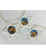 3 Disney Winnie The Pooh Christmas Star Ornaments A.A. Milne &amp; E.H. Shep... - $39.99