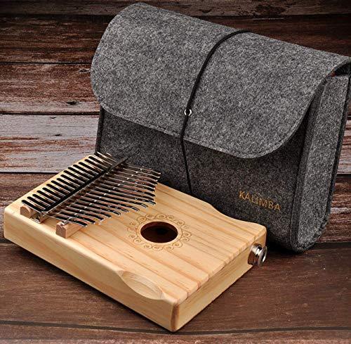 Thumb piano kalimba beginner finger piano instrument (Yellow 01) - $67.62