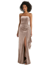 After six 6850..Strapless Velvet Maxi Dress....Topaz...Size 4...NWT - £75.54 GBP