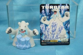 Bandai Pokemon Kids Kimewaza BW2 Finger Puppets Vinyl Figure Tunbear Beartic - £27.51 GBP