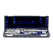 SKY Nickel Plated C foot Flute w Straight &amp; Curved Headjoints Student Model - £129.64 GBP