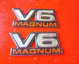  94 - 01 Dodge V6 Magnum Fender Door OEM Nameplate Badge Logo Emblem - $15.29