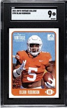 2021 Onyx Vintage College Football Bijan Robinson RC Texas Longhorns/NFL Falcons - $41.53