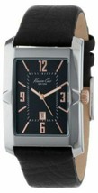 NEW Kenneth Cole KC1935 Men&#39;s New York Rose Gold Indices Black Leather Watch hot - £52.90 GBP