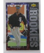 1995 Upper Deck Star Rookies #19 Michael Jordan / 45,000 Jumbo Card - $556.56 MXN