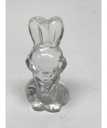 Vintage 1981 Goebel Easter Spring Rabbit Bunny Glass Figurine Figure KG - $21.71 CAD