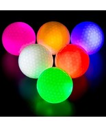 10 pcs - THIODOON Glow in The Dark Golf Balls Light up Night Led Golf Ball - $18.55