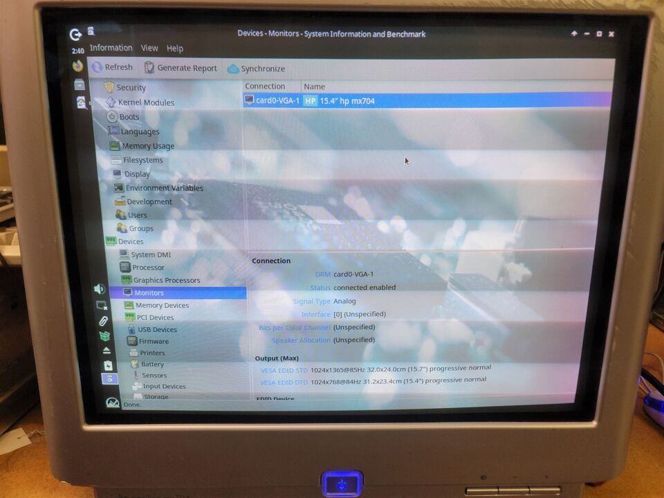 HP Pavilion MX704 / P9603A 16" CRT VGA Computer Monitor - Tested - $68.57