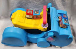 Vintage Fisher Price Gobble &#39;N&#39; Go Hippo w/4 Peek-a-blocks - walker/rider - $39.59